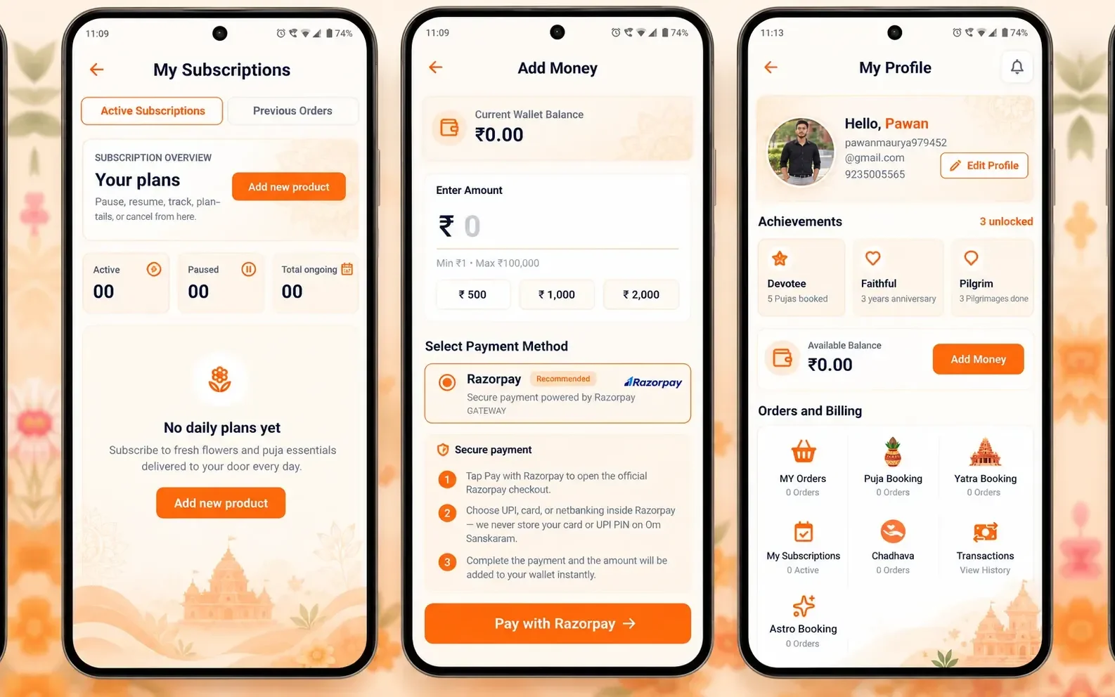 OM Sanskaram (App) screen 5