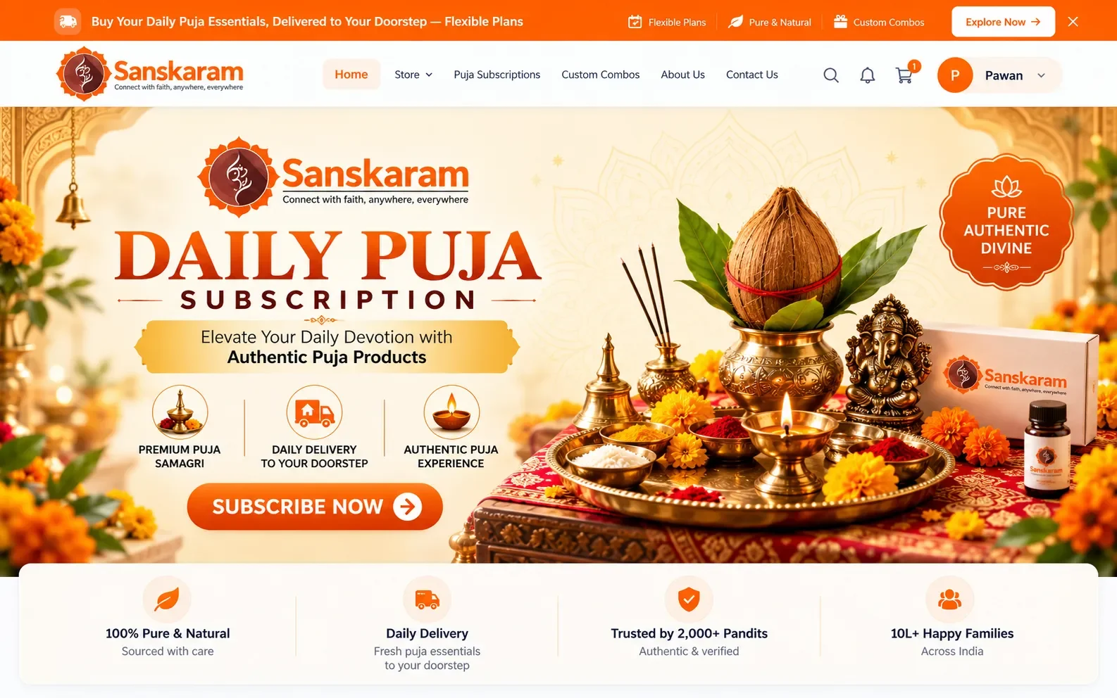 OM Sanskaram (Web) project preview